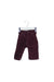 A Purple Casual Pants from Janie & Jack in size 3-6M for boy. (Front View)