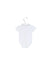 A White Short Sleeve Bodysuits from Janie & Jack in size 0-3M for girl. (Back View)