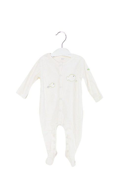 A White Long Sleeve Jumpsuits from Kaloo in size 6-12M for girl. (Front View)