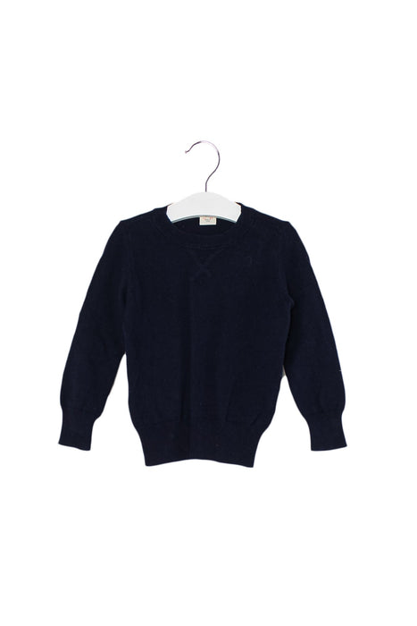 A Navy Knit Sweaters from Crewcuts in size 2T for boy. (Front View)