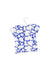 A Blue Short Sleeve Tops from Petit Bateau in size 3-6M for girl. (Back View)