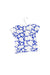A Blue Short Sleeve Tops from Petit Bateau in size 3-6M for girl. (Back View)