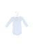 A Blue Long Sleeve Bodysuits from Petit Bateau in size 3-6M for boy. (Front View)