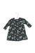 A Green Long Sleeve Dresses from Petit Bateau in size 3-6M for girl. (Front View)