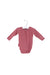 A Red Long Sleeve Bodysuits from Hust & Claire in size 0-3M for boy. (Front View)