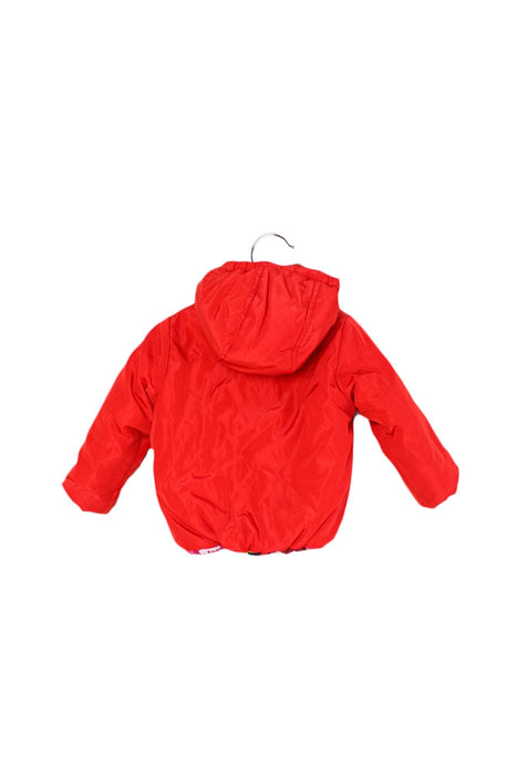 A Red Puffer/Quilted Coats & Outerwear from Kenzo in size 6-12M for girl. (Back View)