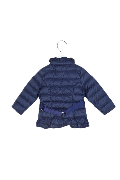 A Navy Puffer/Quilted Jackets from Nicholas & Bears in size 2T for girl. (Back View)