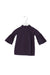A Navy Long Sleeve Dresses from Laranjinha in size 12-18M for girl. (Front View)