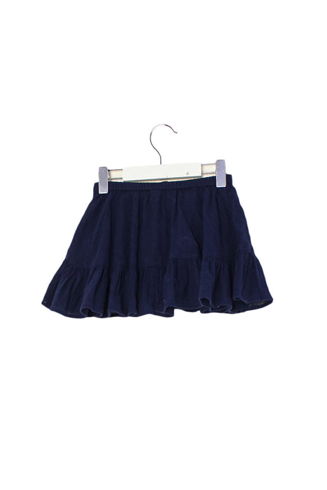 A Navy Short Skirts from Crewcuts in size 2T for girl. (Back View)