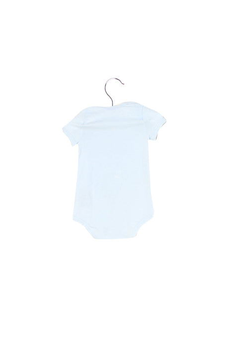 A Blue Short Sleeve Bodysuits from Dolce & Gabbana in size 3-6M for boy. (Back View)