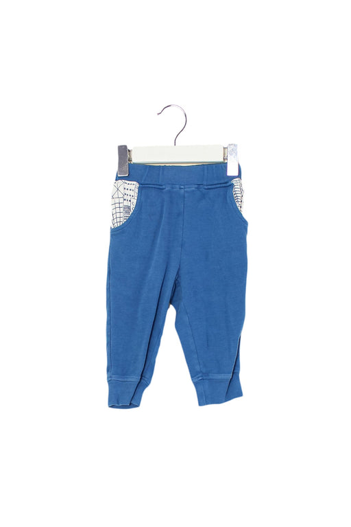 A Blue Casual Pants from CIGOGNE Bébé in size 6-12M for boy. (Front View)