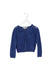 A Blue Cardigans from Bonpoint in size 2T for girl. (Front View)