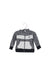 A Grey Zippered Sweatshirts from Guess in size 3-6M for boy. (Front View)