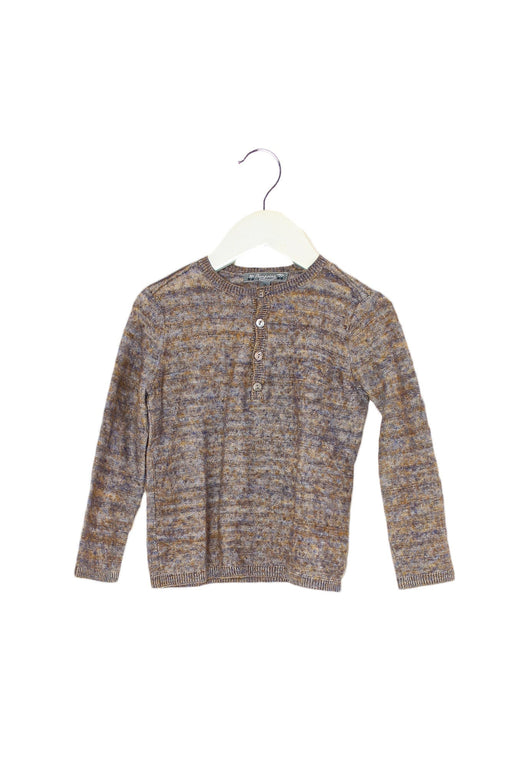 A Brown Long Sleeve Tops from Bonpoint in size 3T for neutral. (Front View)