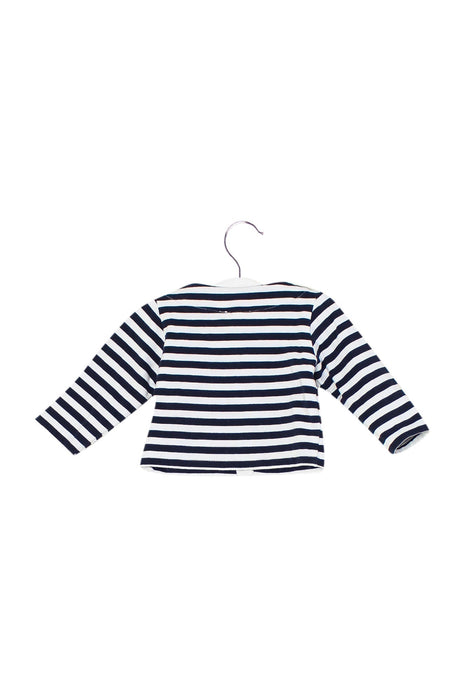 A Navy Cardigans from Jacadi in size 3-6M for neutral. (Back View)