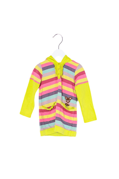 A Green Sweater Dresses from Kingkow in size 4T for girl. (Front View)