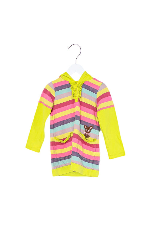 A Green Sweater Dresses from Kingkow in size 4T for girl. (Front View)