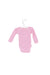 A Pink Long Sleeve Bodysuits from Petit Bateau in size 3-6M for girl. (Back View)