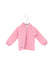 A Pink Puffer/Quilted Jackets from Purebaby in size 3T for girl. (Front View)