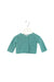 A Teal Cardigans from Bonpoint in size 6-12M for girl. (Front View)