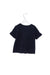 A Navy Cardigans from Jacadi in size 6T for girl. (Back View)