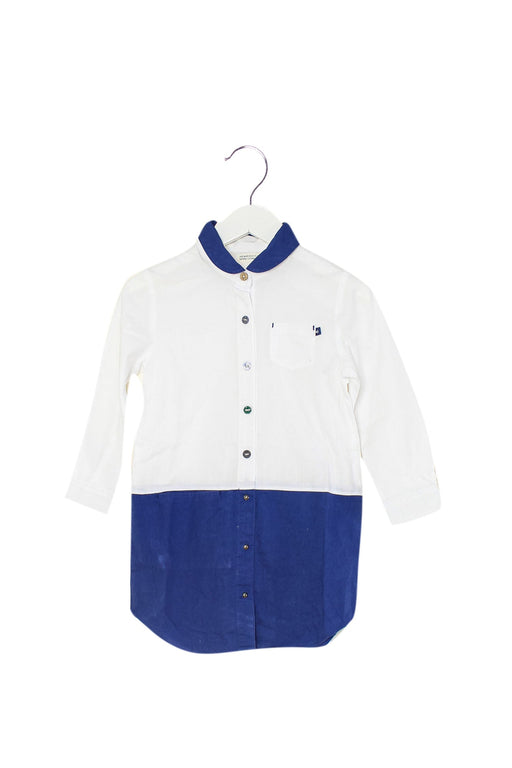 A White Long Sleeve Tops from Ragmart in size 6T for girl. (Front View)