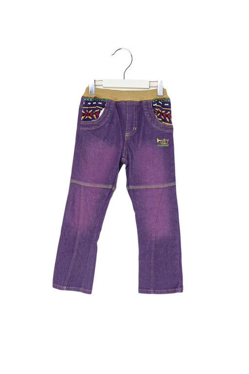 A Purple Casual Pants from Ragmart in size 5T for girl. (Front View)