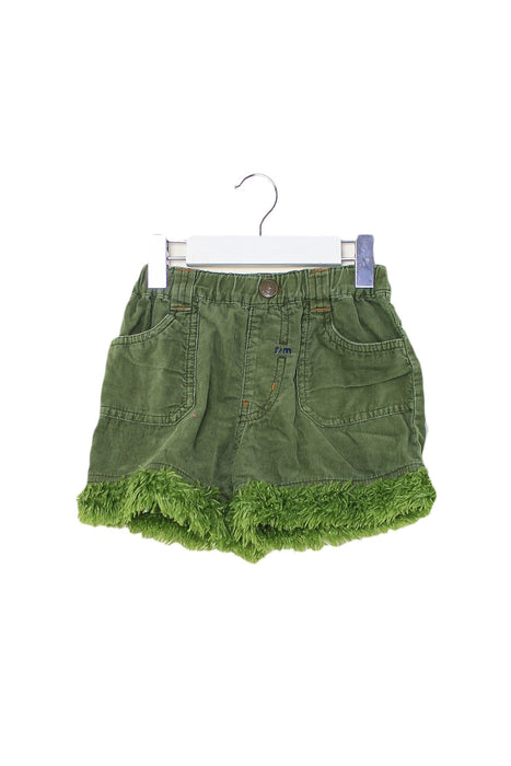 A Green Shorts from Ragmart in size 4T for girl. (Front View)