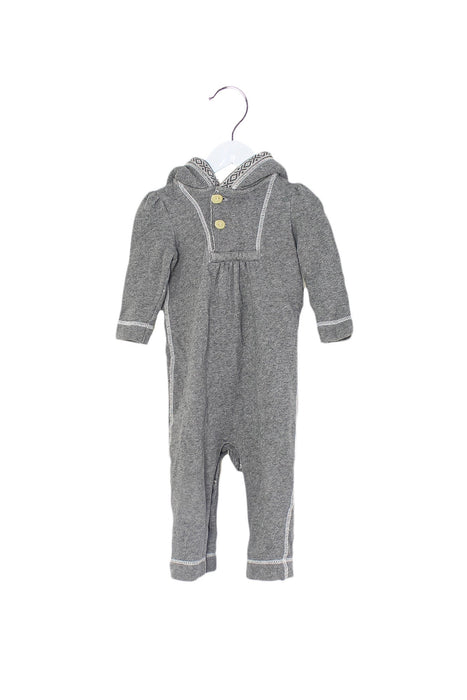 A Grey Long Sleeve Jumpsuits from Ralph Lauren in size 6-12M for girl. (Front View)