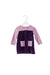 A Purple Long Sleeve Dresses from Hanna Andersson in size 12-18M for girl. (Front View)