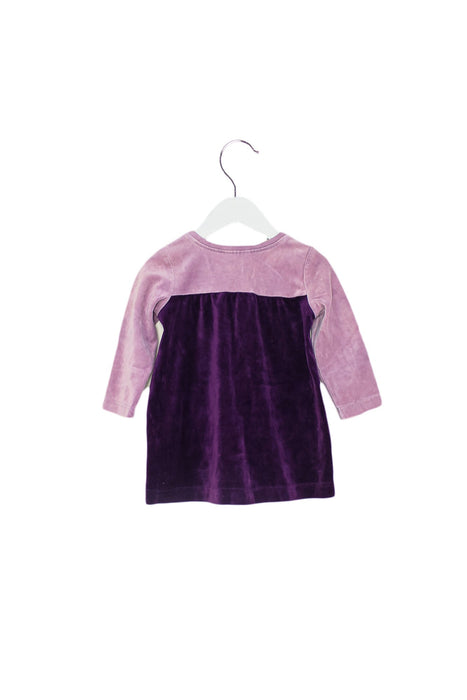 A Purple Long Sleeve Dresses from Hanna Andersson in size 12-18M for girl. (Back View)