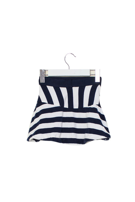 A Navy Short Skirts from Seed in size 2T for girl. (Back View)