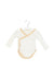 A Ivory Long Sleeve Bodysuits from Natures Purest in size 3-6M for boy. (Front View)