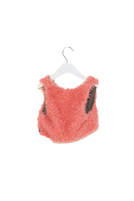 A Pink Vests from Ragmart in size 18-24M for girl. (Back View)