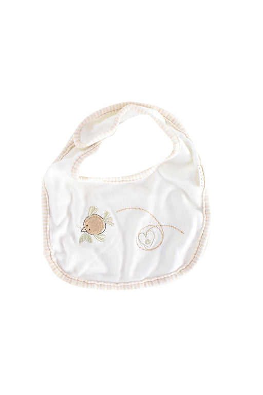 A Ivory Bibs from Natures Purest in size 0-3M for neutral. (Front View)