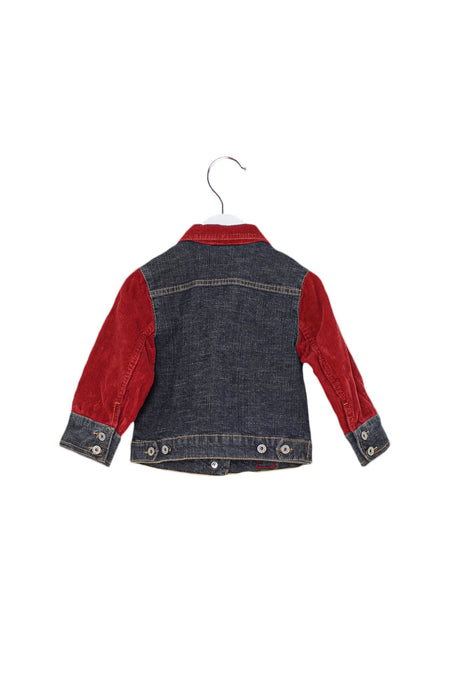 A Navy Lightweight Jackets from IKKS in size 2T for girl. (Back View)