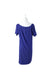 A Blue Short Sleeve Dresses from Seraphine in size M for maternity. (Back View)