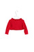 A Red Cardigans from Janie & Jack in size 12-18M for girl. (Back View)