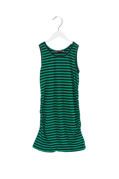 A Green Sleeveless Dresses from Sono Vaso in size S for maternity. (Front View)