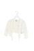 A White Cardigans from DKNY in size 3T for girl. (Front View)
