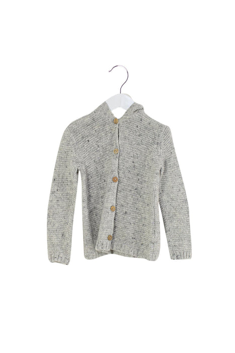 A Grey Cardigans from Arsène et les pipelettes in size 3T for girl. (Front View)