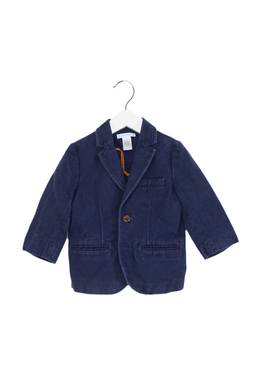 A Navy Blazers from Janie & Jack in size 3T for boy. (Front View)