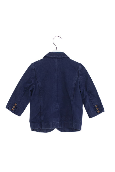 A Navy Blazers from Janie & Jack in size 3T for boy. (Back View)