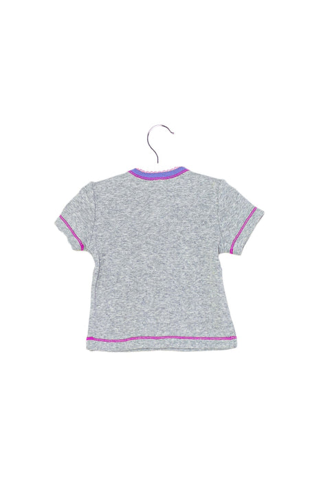 A Grey Short Sleeve T Shirts from Diesel in size 3-6M for girl. (Back View)