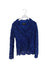 A Blue Cardigans from Monnalisa in size 6T for girl. (Front View)