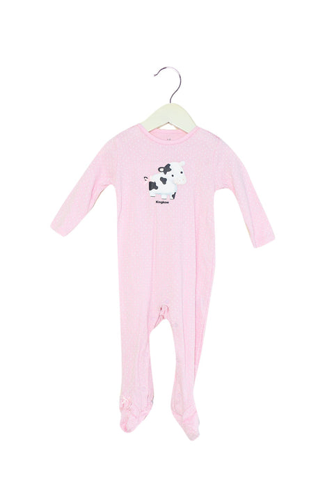 A Pink Onesies from Kingkow in size 3-6M for girl. (Front View)