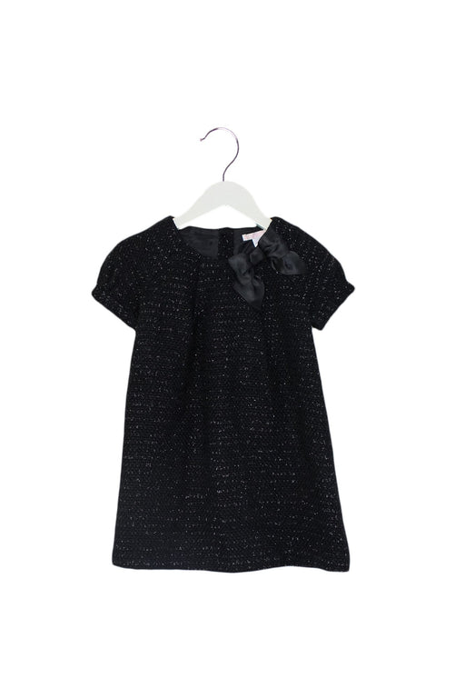 A Black Short Sleeve Dresses from Janie & Jack in size 4T for girl. (Front View)