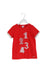 A Red Short Sleeve T Shirts from Simonetta in size 8Y for girl. (Front View)