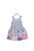 A Blue Sleeveless Dresses from Balloon Chic in size 2T for girl. (Front View)