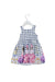 A Blue Sleeveless Dresses from Balloon Chic in size 2T for girl. (Back View)